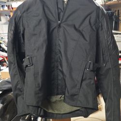 Speed and strength women's hooded motorcycle riding jacket Size Large
