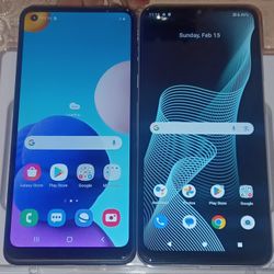 BOTH FOR $140 FIRM**SAMSUNG GALAXY A21 32GB & VERGE 64GB 4GLTE ANDROIDS UNLOCKED FOR USA MEXICO CENTRAL & SOUTH AMERICA BELIZE AFRICA T-MOBILE TELCEL 