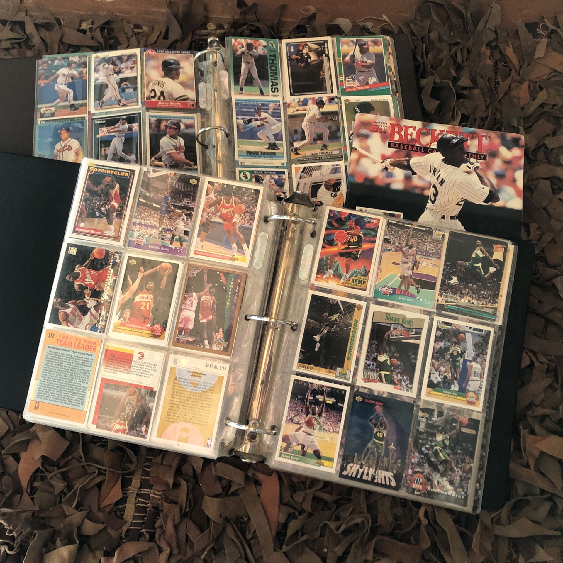 Collection Of NBA, NFL, Baseball Cards
