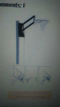 Spalding u turn lift system bracket