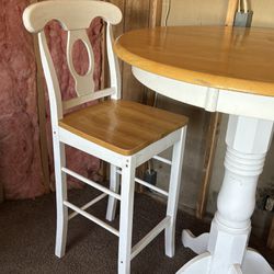 High Seat Breakfast Table and Chairs