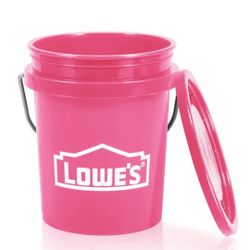 Lowes Pink Mini Buckets 