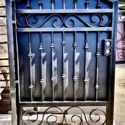 Custom Made Side Iron Gates