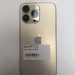 iPhone 14 Pro Max 128GB AT&T Gold 