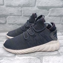 Adidas Womens Size 7.5 Sneakers Original Tubular Doom Sock Primeknit Gray Shoes