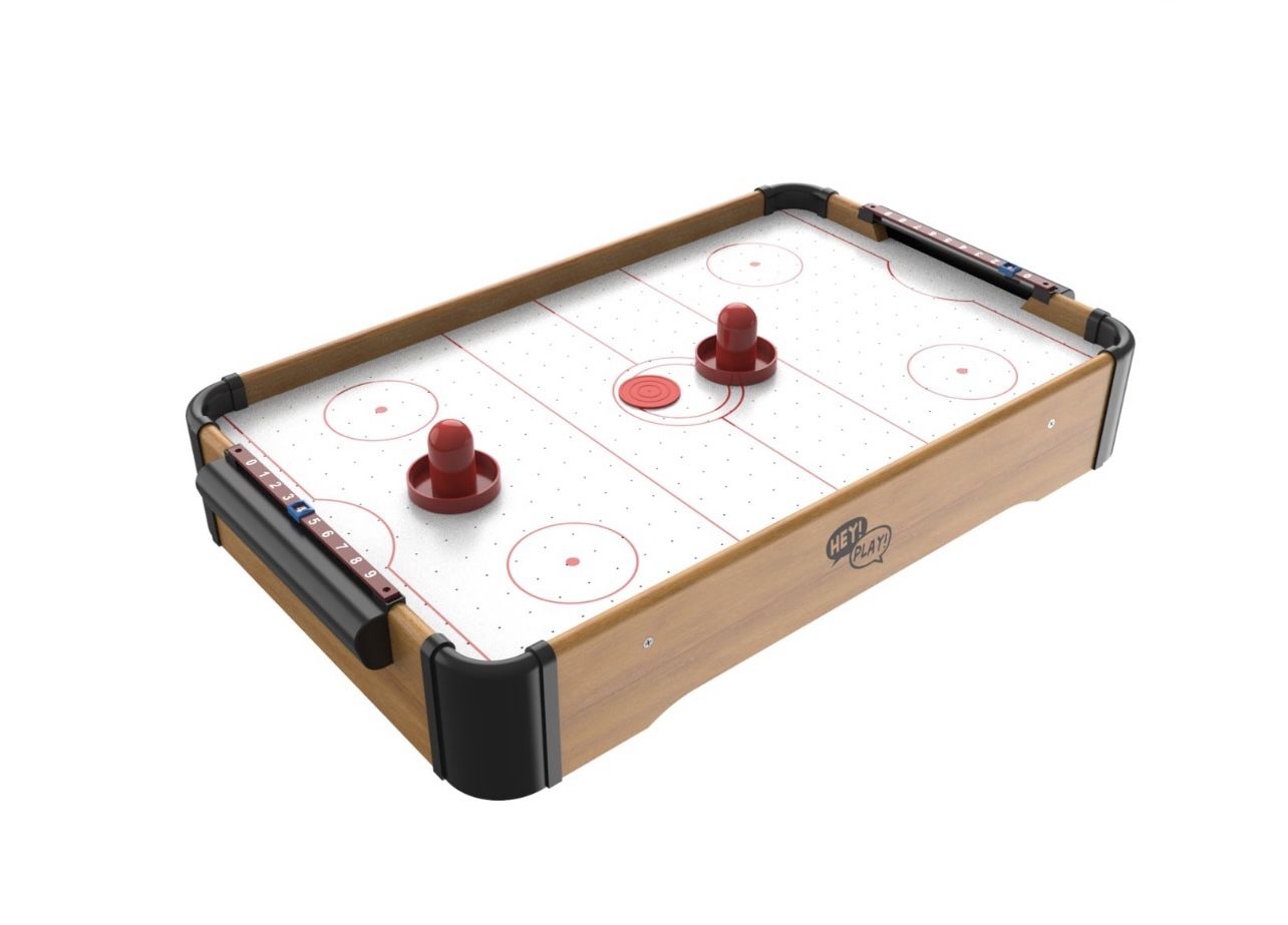 Hey Play! Mini Tabletop Air Hockey Table 