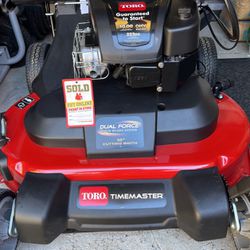 Toro Time  Master Self Propelled Lawn Mower