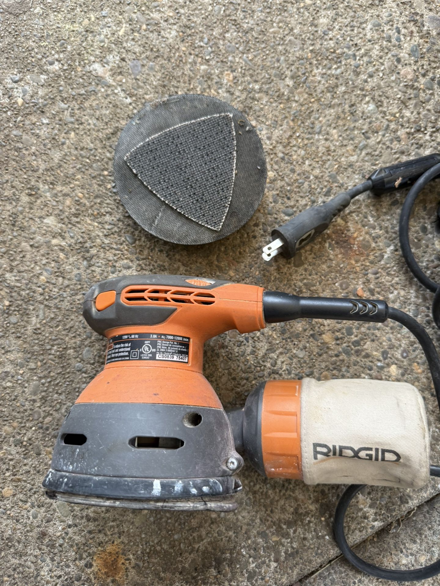 RIDGID 3 Amp Corded 5 in. Random Orbital Sander with AIRGUARD Technology