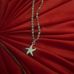 Silver Chain And Star Pendant Both 925 Silver