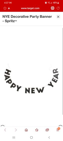 3 Packs of NYE Decorative Party Banner  "HAPPY NEW YEAR" - Spritz™  