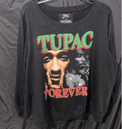 Tupac Forever Black  Sweatshirt Torrid size 2