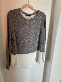 Apt. 9 Two-Tone Layered Long Sleeve Top