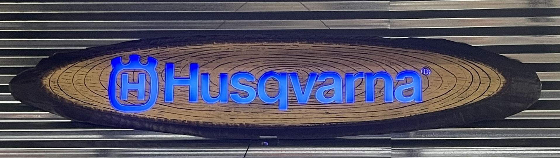 Light Up Husqvarna Sign