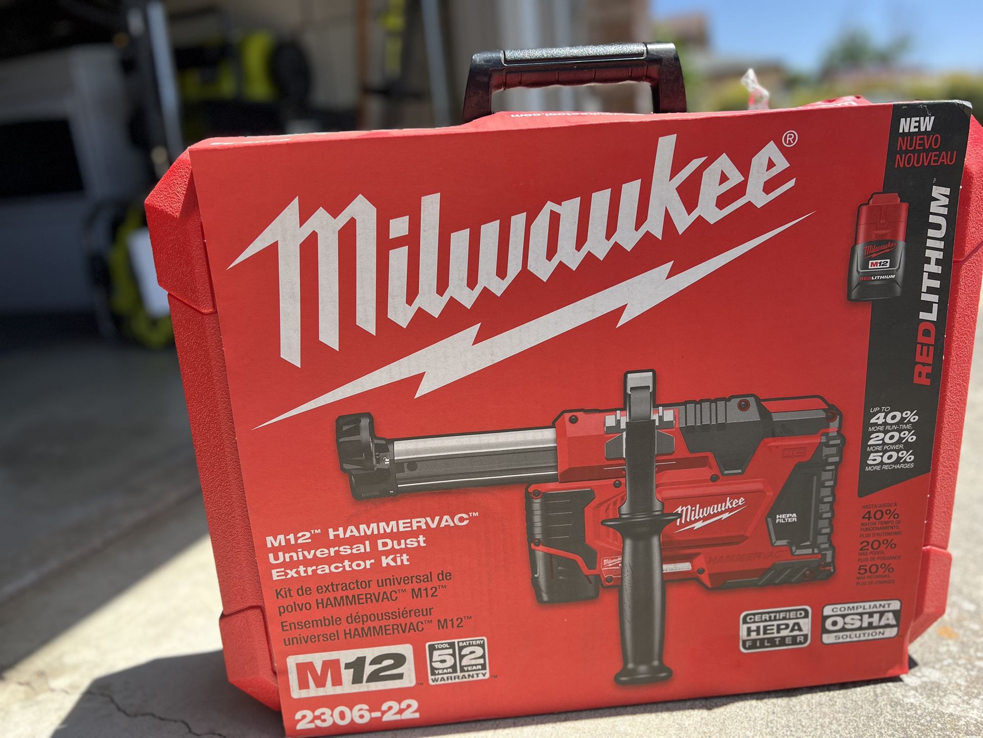 BRAND NEW M12 Hammer Vac Kit
