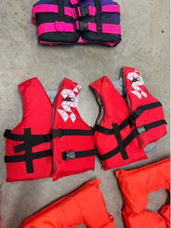 2 youth sized life vests