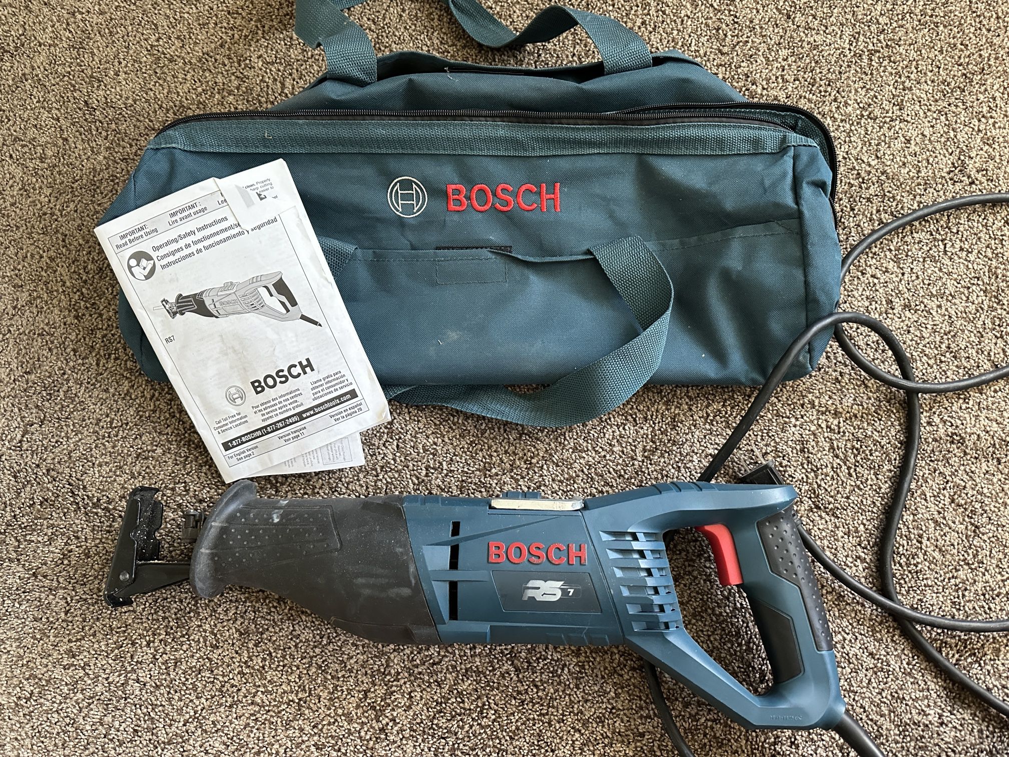 Bosch RS7 Reciprocating Saw Power Tool