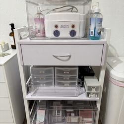 3 Tier Rolling Cart with Storage