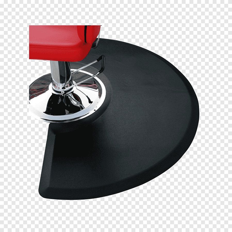 (5) New Salon Styling Chair Mats 3’ x 5’ Half Circle