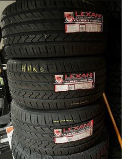 4 NEW 27540R20 Lexani All Season tires and ALIGNMENT for $560 installed and balance. 275 40 20 275 40 R 20 27540R20 275/40/20 275/40/R20