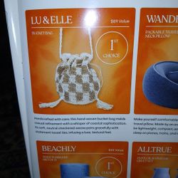 Lu & Elle Hand Woven Bucket Bag.