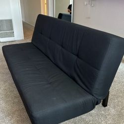 IKEA BALKARP Black Futon 