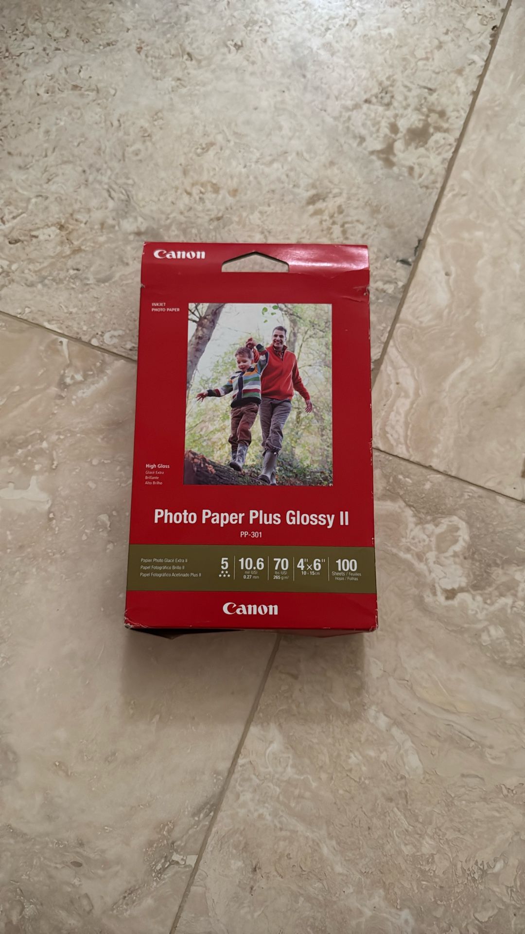 Unused Canon Photo Paper Plus Glossy II