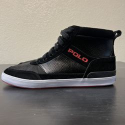 Mens Polo Ralph Lauren Nikolas High Top Sneakers Size 10.5