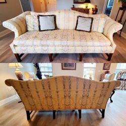 Chippendale Camelback Sofa