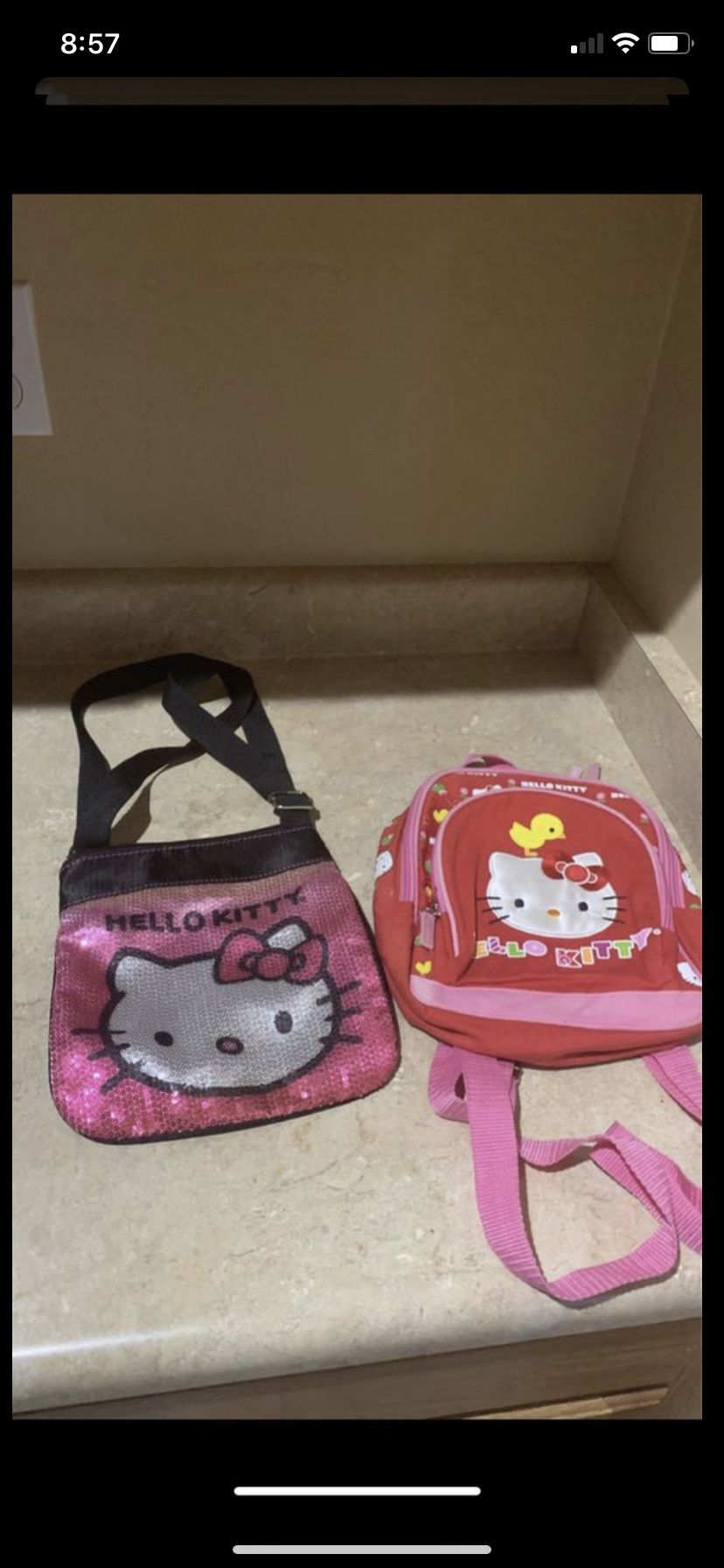 Hello kitty bags / purse both for $6firm