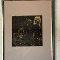 PABLO PICASSO VINTAGE CUBISM EROTIC LITHOGRAPH ENGRAVING OLD MODERN ART 1968