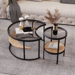 Brand New Black Coffee Table Set