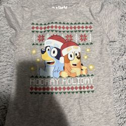 Bluey Holiday Shirt Toddler Size 5t