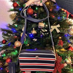 New Tоmmy Hilfiger Navy-blue Strappy Crossbody Bag👛👛👛