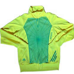 Adidas sports World Cup Brazil 2010 neon vintage sweater  