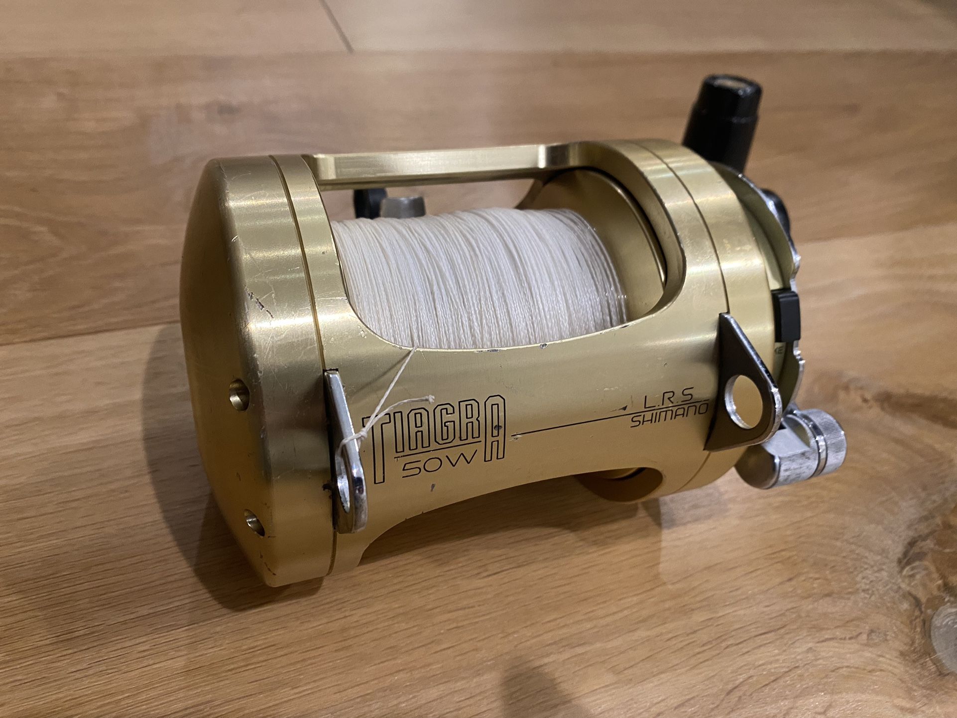 Shimano Tiagra 50 LRS, fishing reel 2 speed