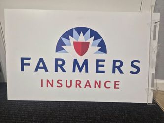 Farmers insurance wall frame