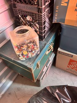 Large Jar of Assorted Vintage Buttons