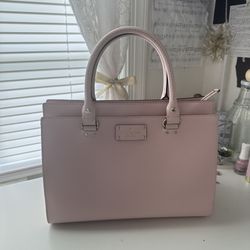 Pink Kate Spade Handbag With Strap