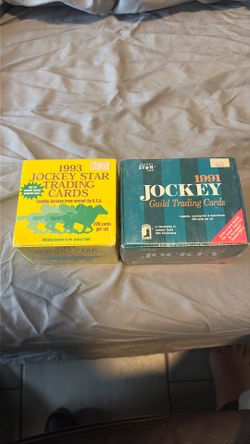 JOCKEY trading cards (1991 & 1993) SEALED NEVER OPENED