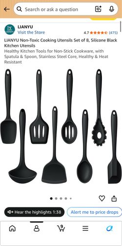 Silicone utensils