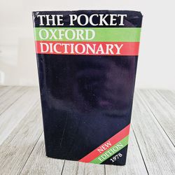 The Pocket Oxford Dictionary of Current English New Edition 1978 Hardback Book Oxford University Press ISBN 0-19-861129-3.

Pre-owned in excellent cle