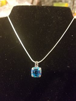 Sterling silver and turquoise necklace