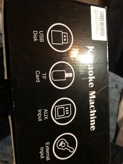 Karaoke portable machine