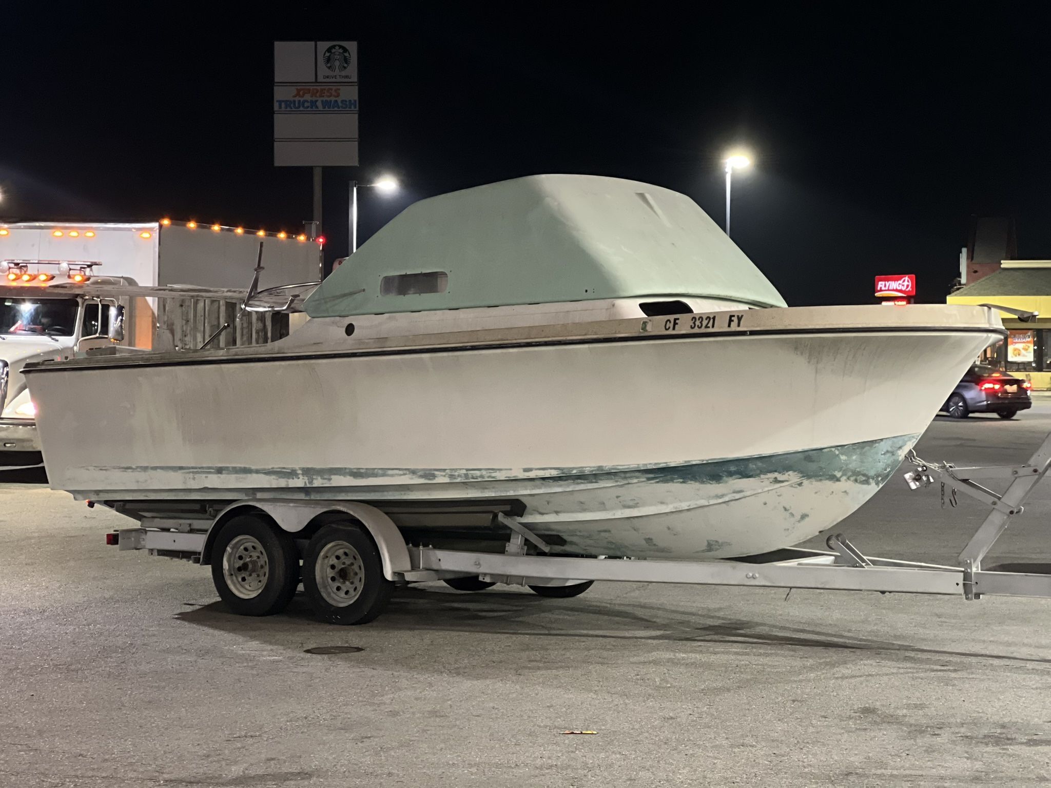 1976 Classic Skipjack Flybridge Cabin Cruiser Lost Parts New
