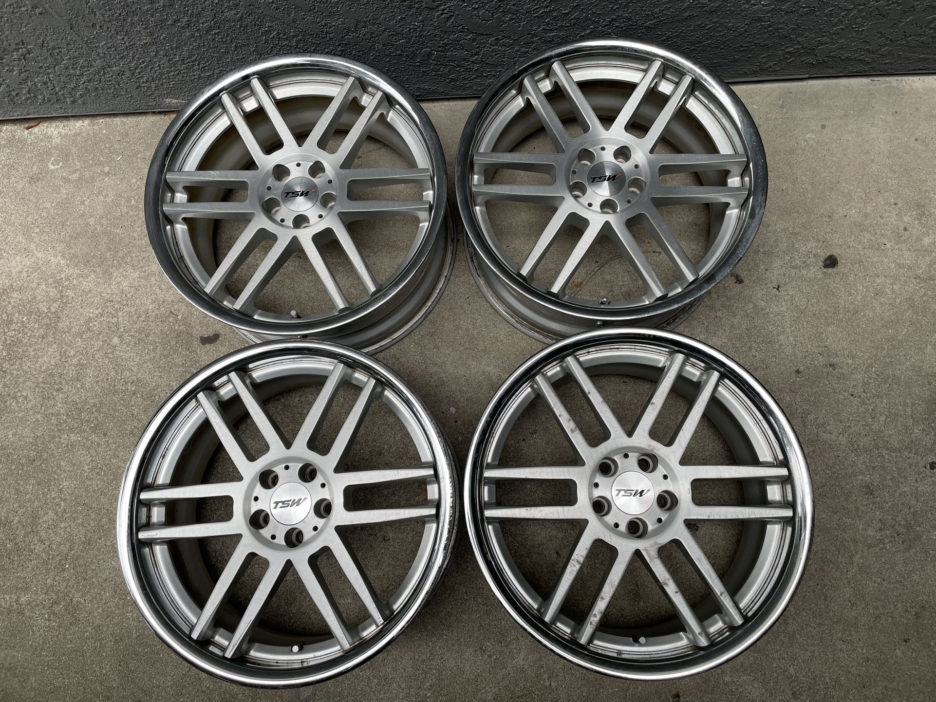 OBO TSW Rouen 18 Inch Rims Wheels 5 Lug BRZ FRS Subaru Toyota Lexus Celica Corolla Etc