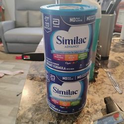 2 Cans Of Similac Advance. 