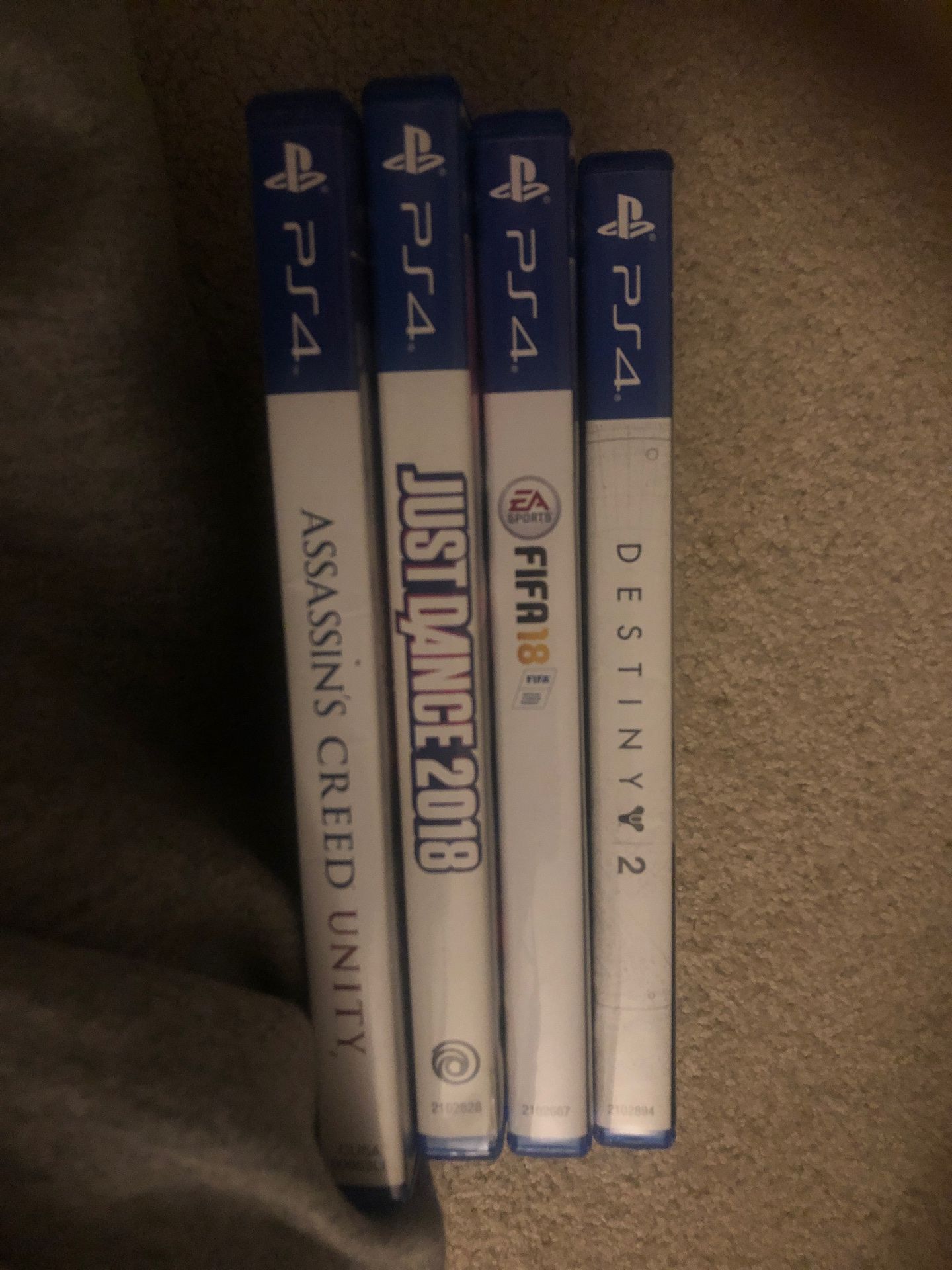 Ps4 games (Minecraft included)