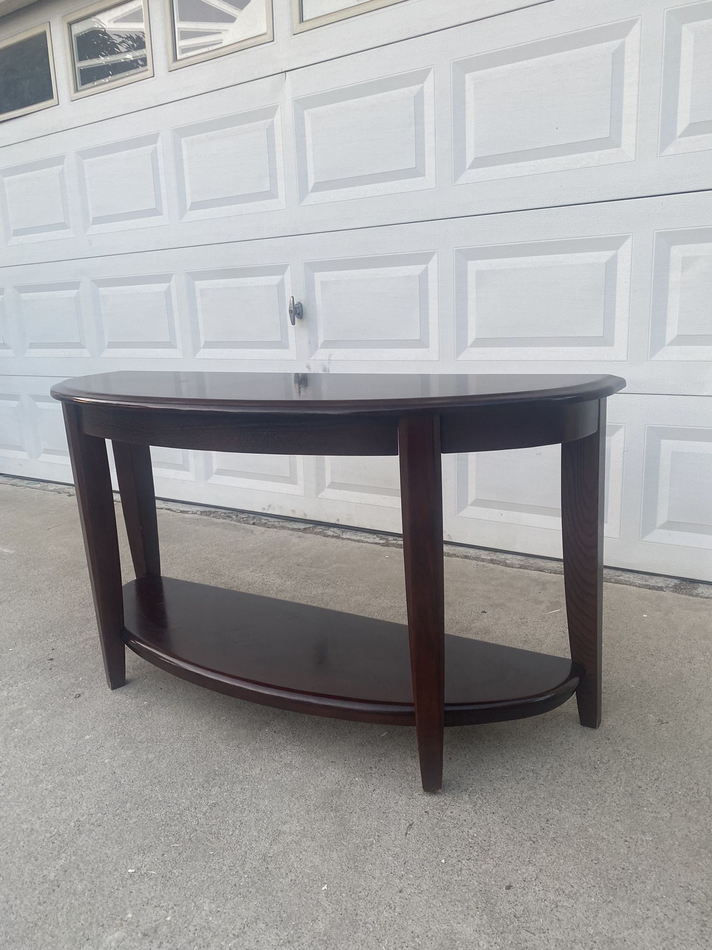 Wood Console Table