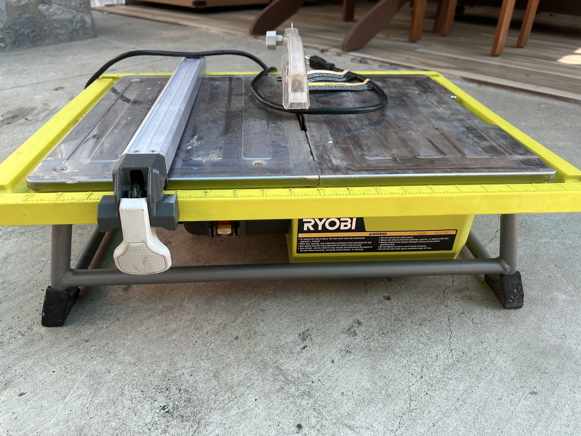 RYOBI Wet tile Saw ($75)