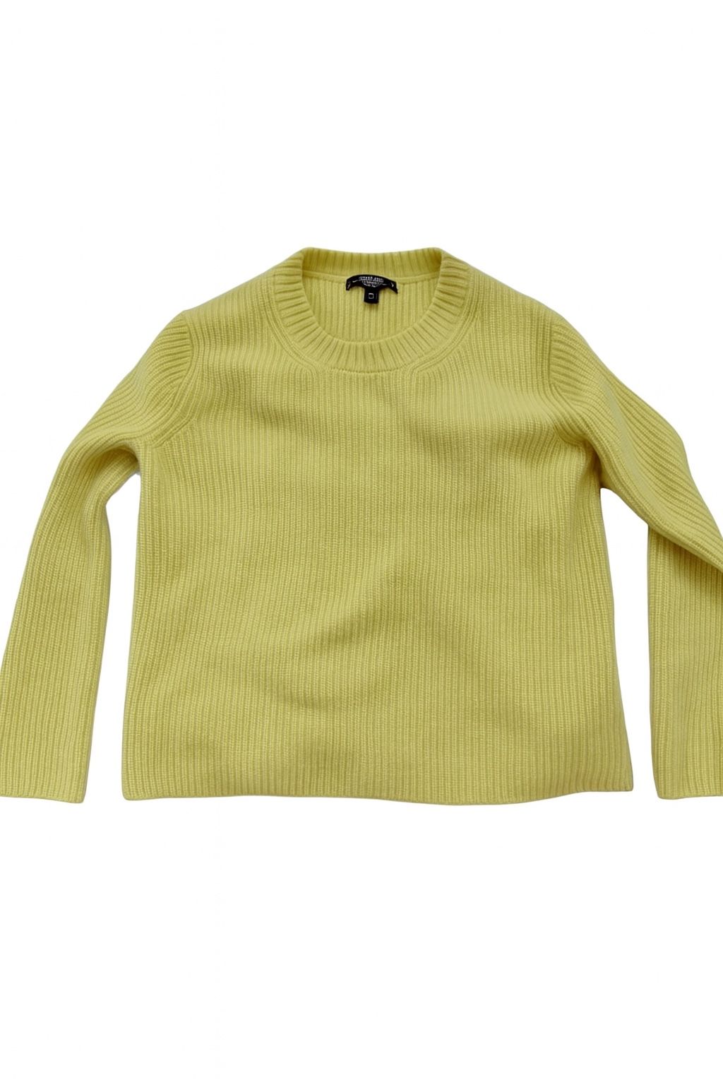 $30 Banana Republic 100% Cashmere Yellow Sweatshirt Small